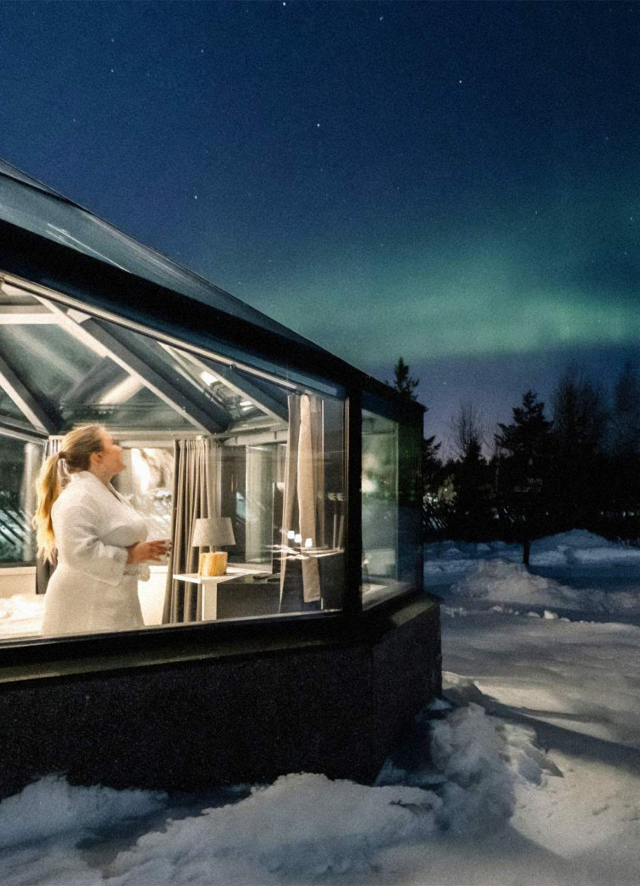 Aussenansicht Santa´s Igloos Arctic Circle