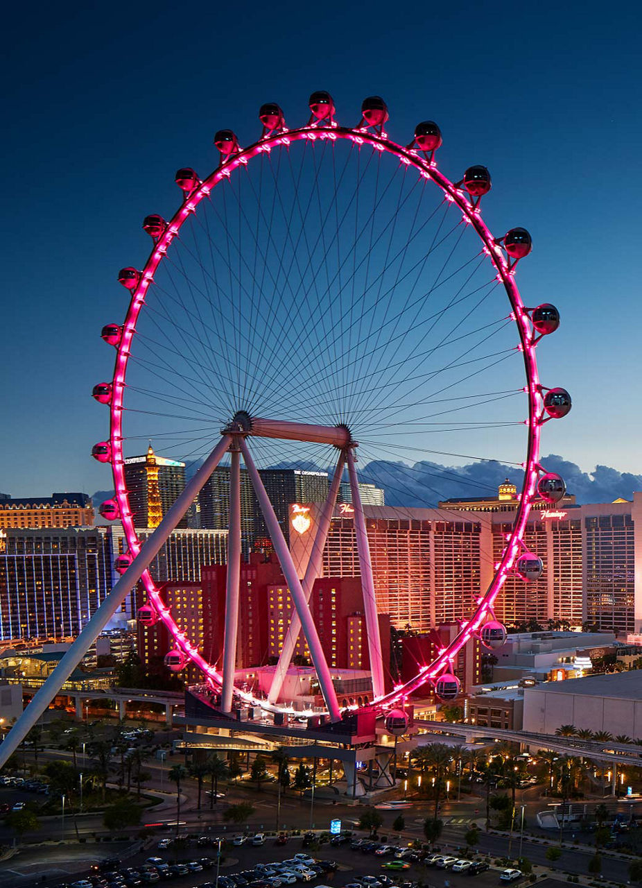 Aerial view of Observation wheel