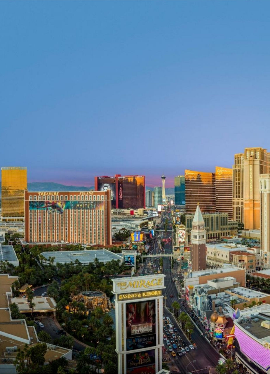 View over Las Vegas