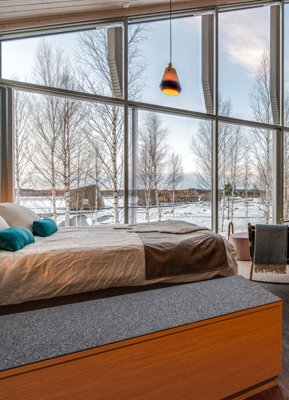 Landcabin des Arctic Bath