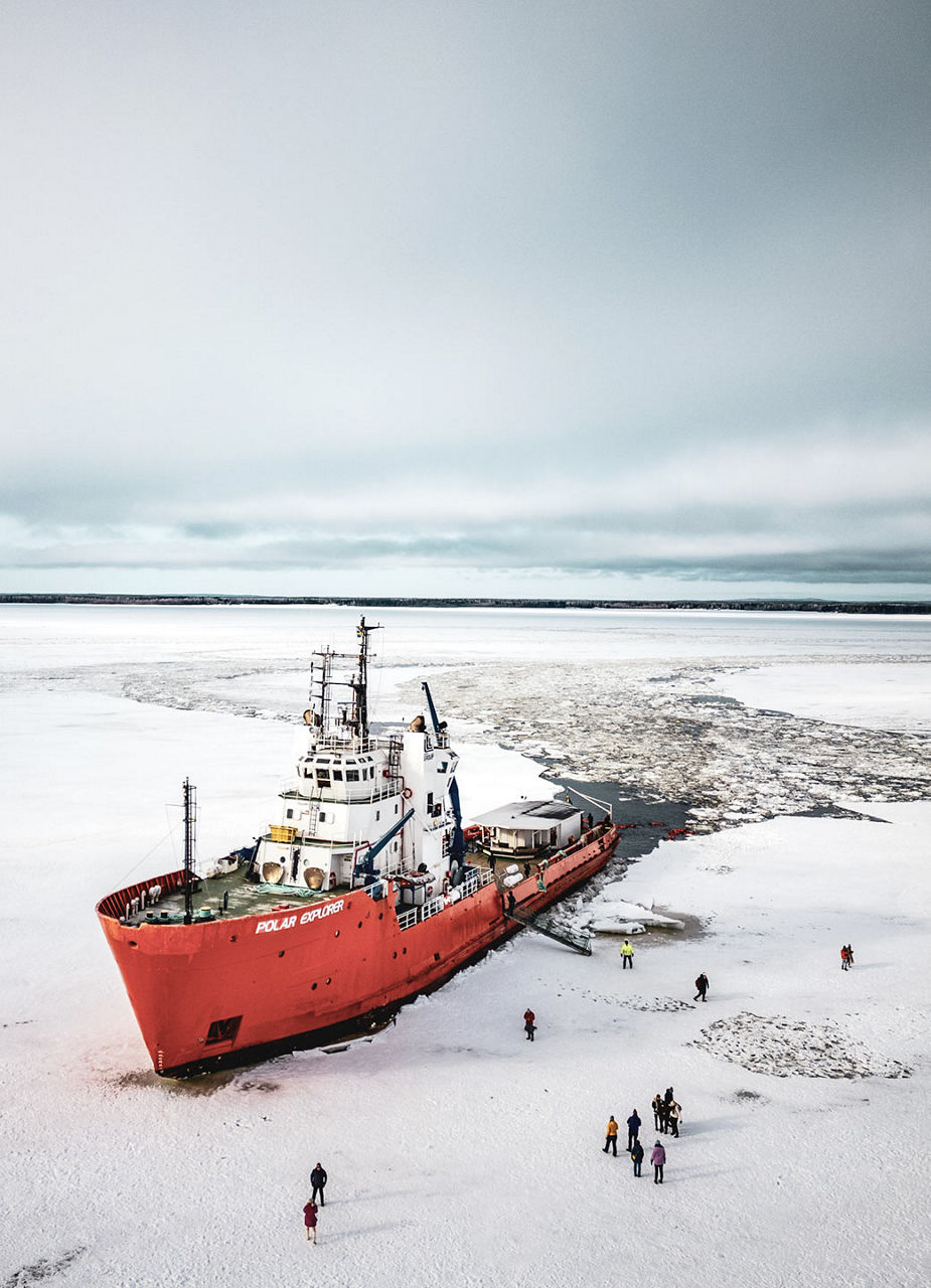 Icebreaker in the Bothnian Sea