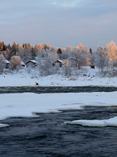 River landscape near Kukkola