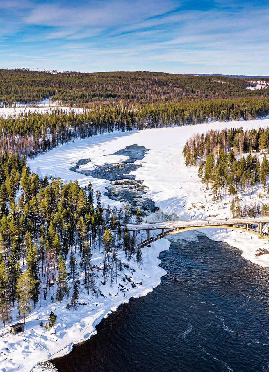 Bridge over the Kalixälven near Jockfall