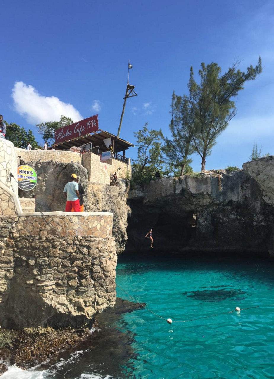 Cliff Jumping at Rick’s Cafe