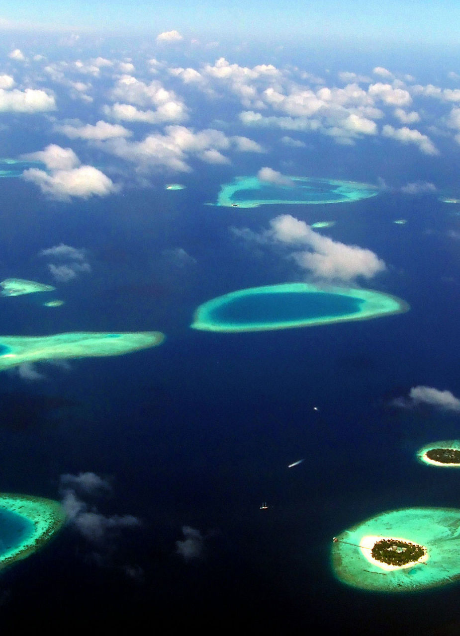 Aerial view of Island