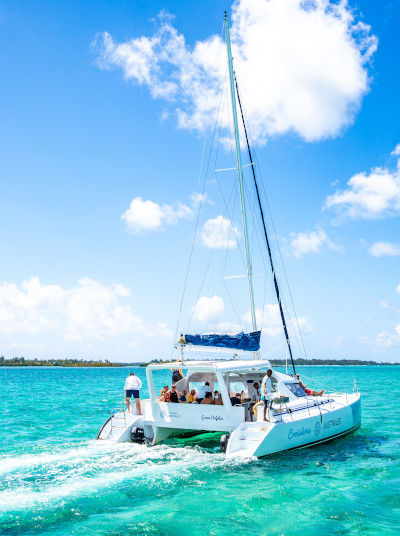 Catamaran with approx. 20 guests
