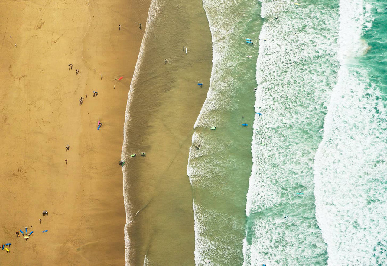 Surfing in Newquay