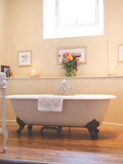 Bathtub in Hotel Room