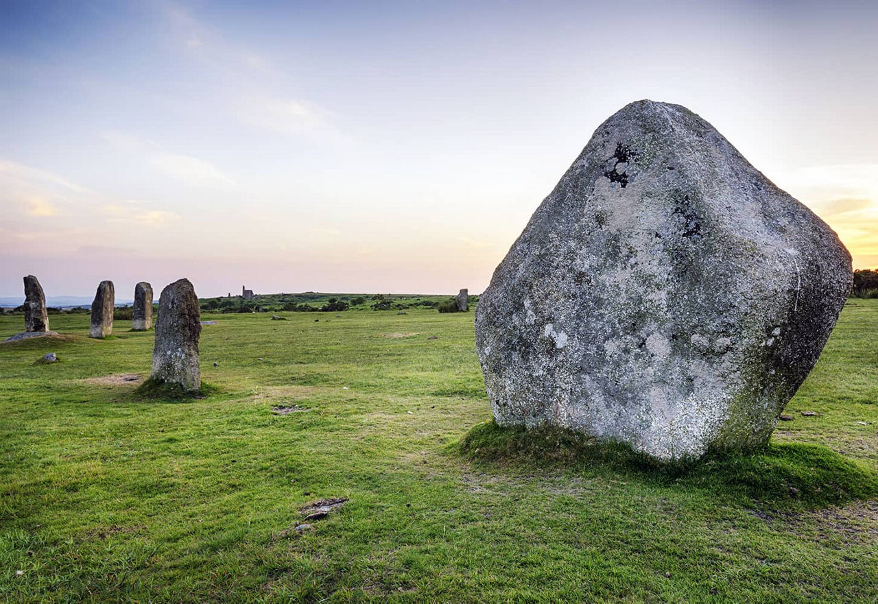 The Hurlers Stone Cirlce at Minions