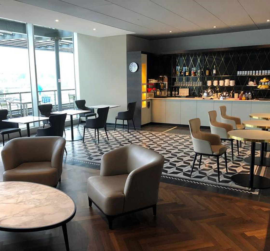 Lounge im Zürich Flughafen