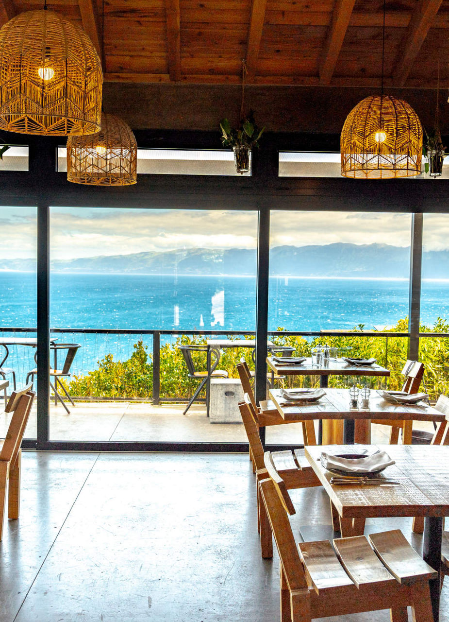 Interior of restaurant