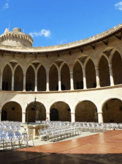 Courtyard of Castell de Bellver