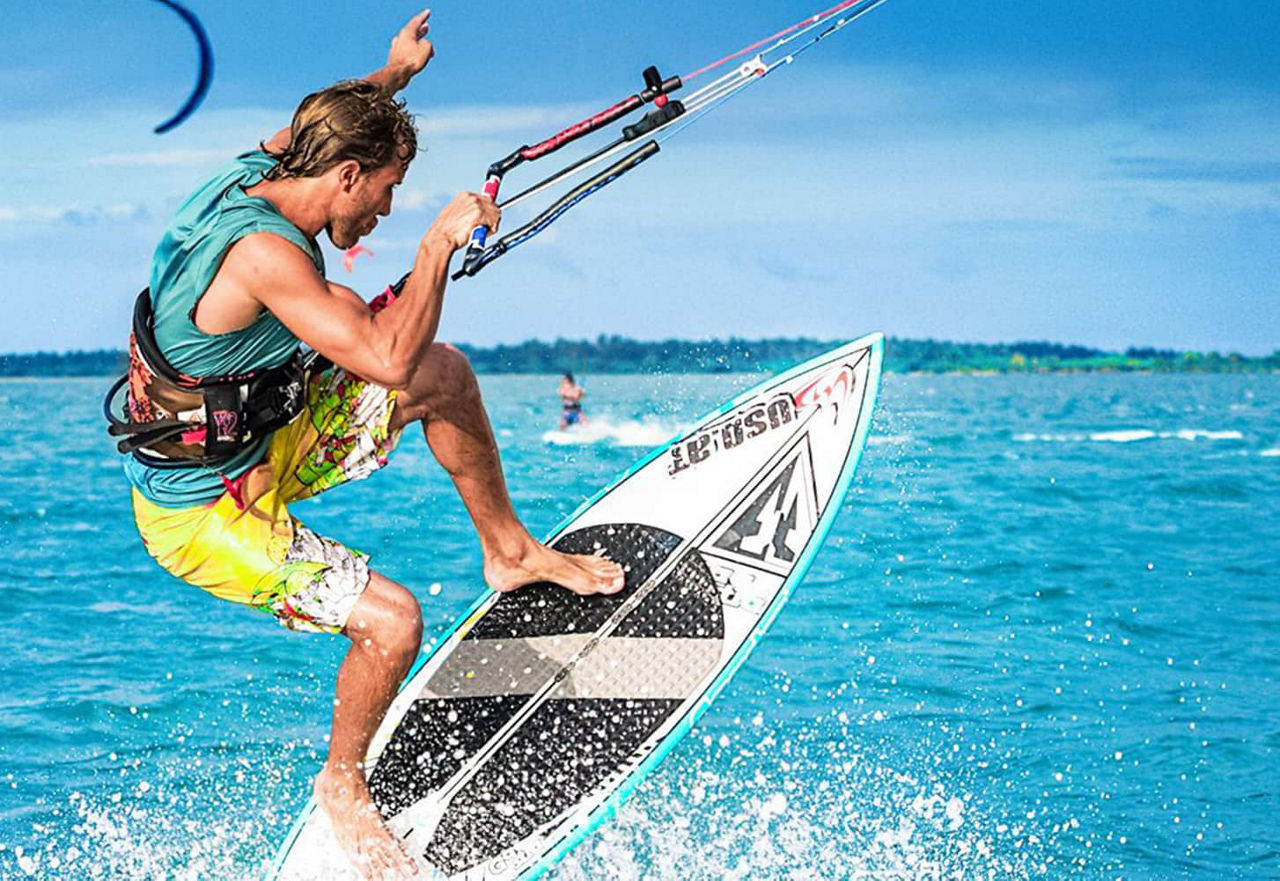 Kite surfer in Cabarete