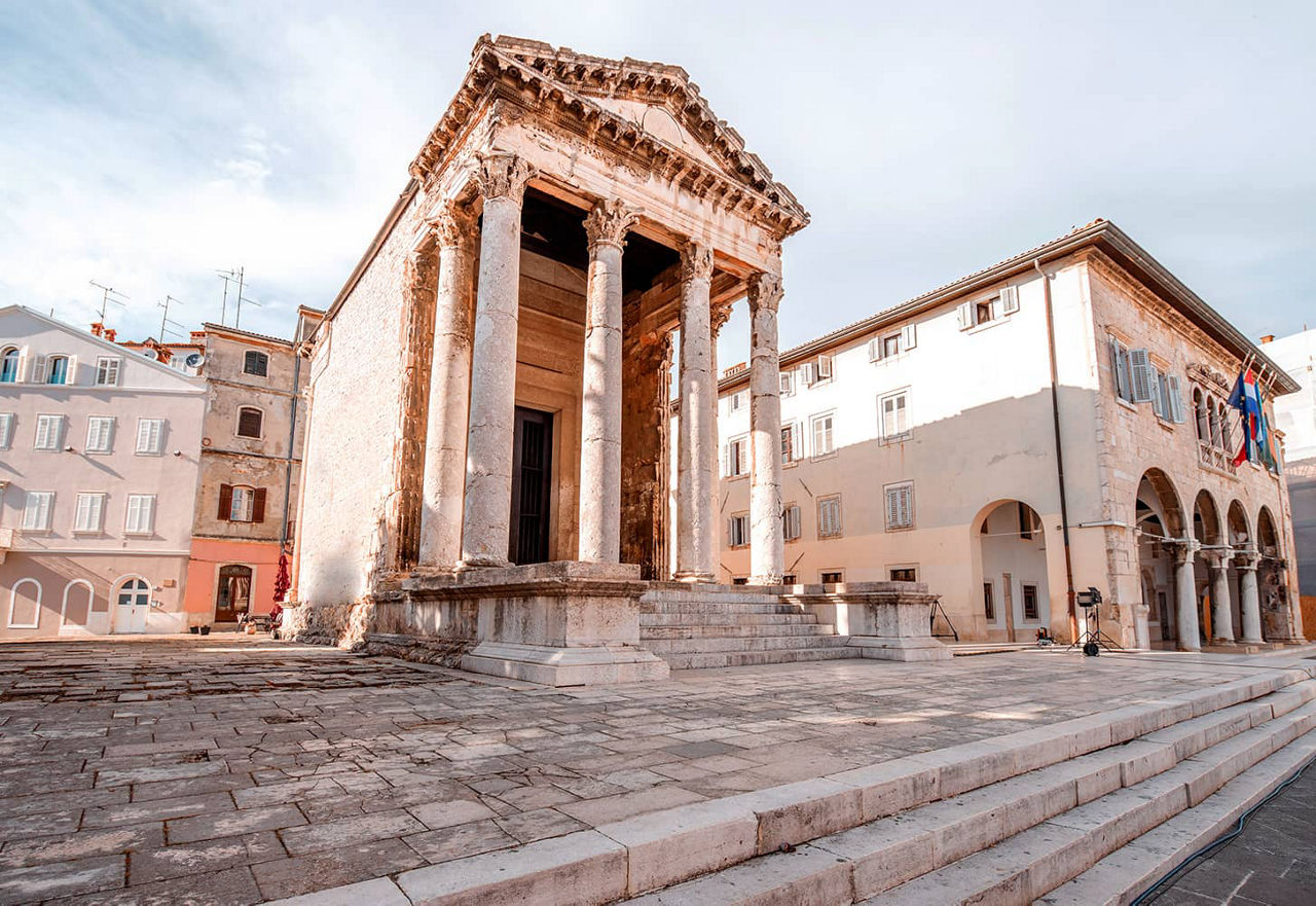 Temple of Augustus Pula, Croatia