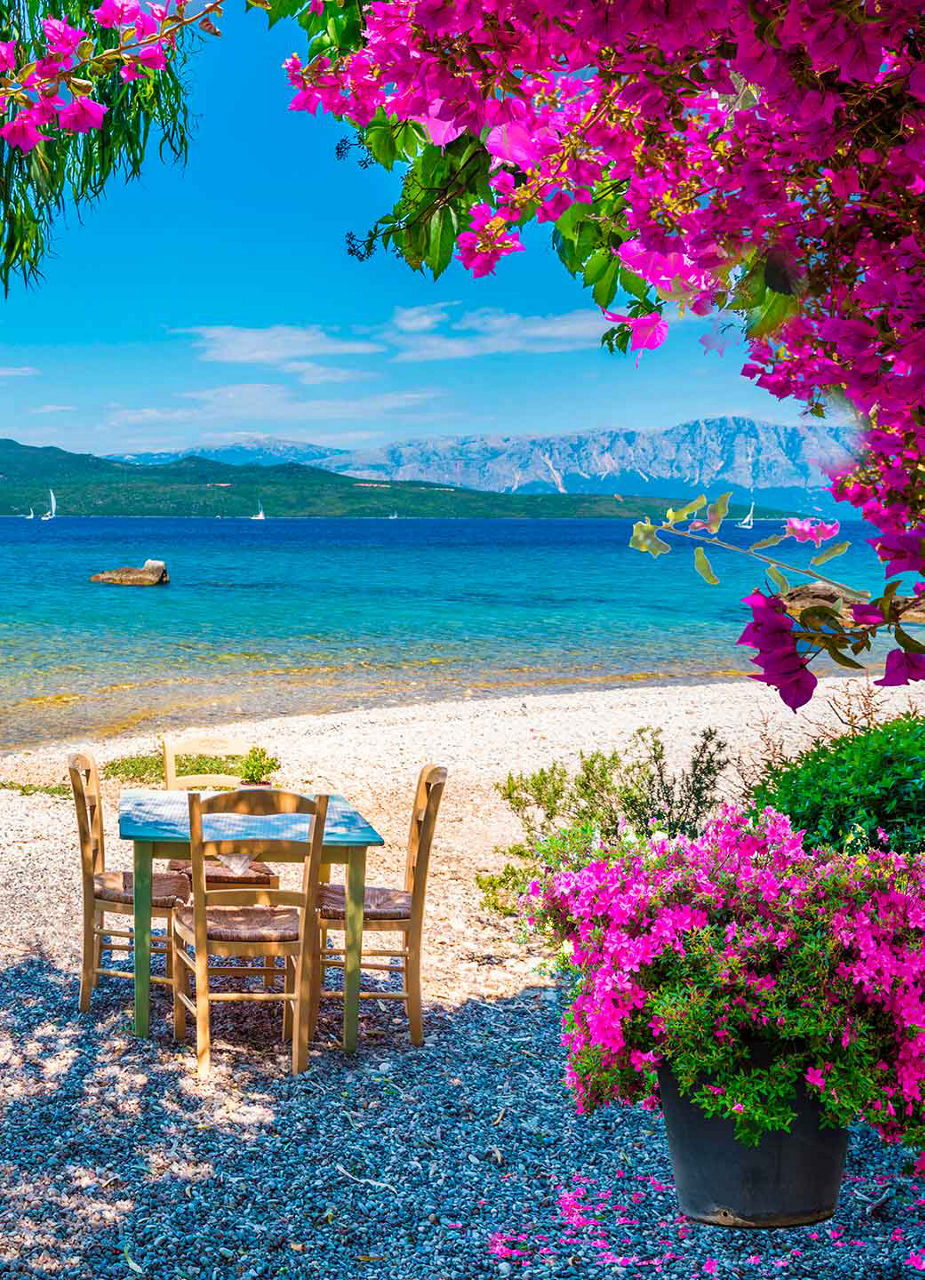 Table on Beach