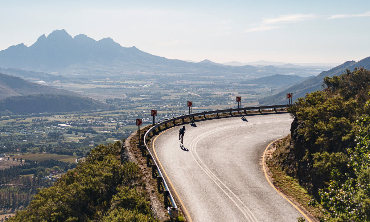 Rennvelo fahren Kapstadt Franschhoek