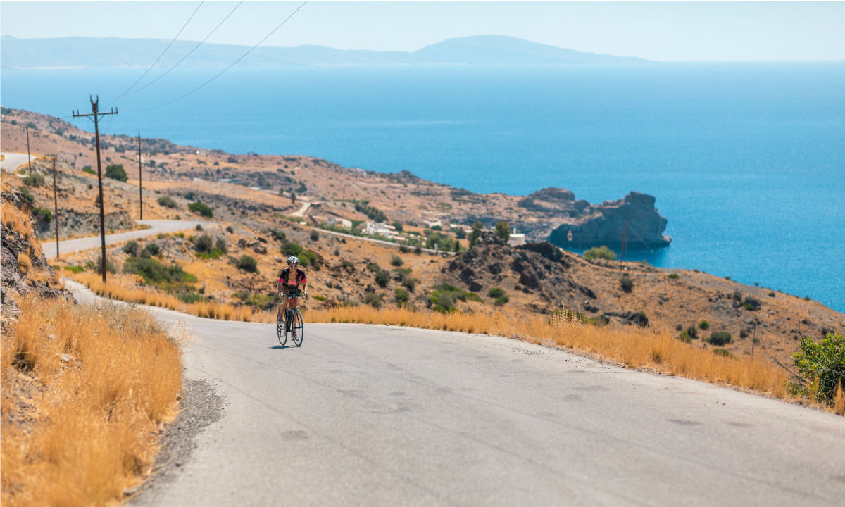 Road cycling Crete village