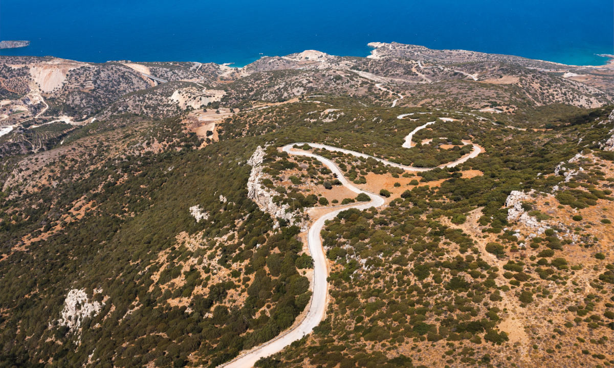 Road cycling Crete streets