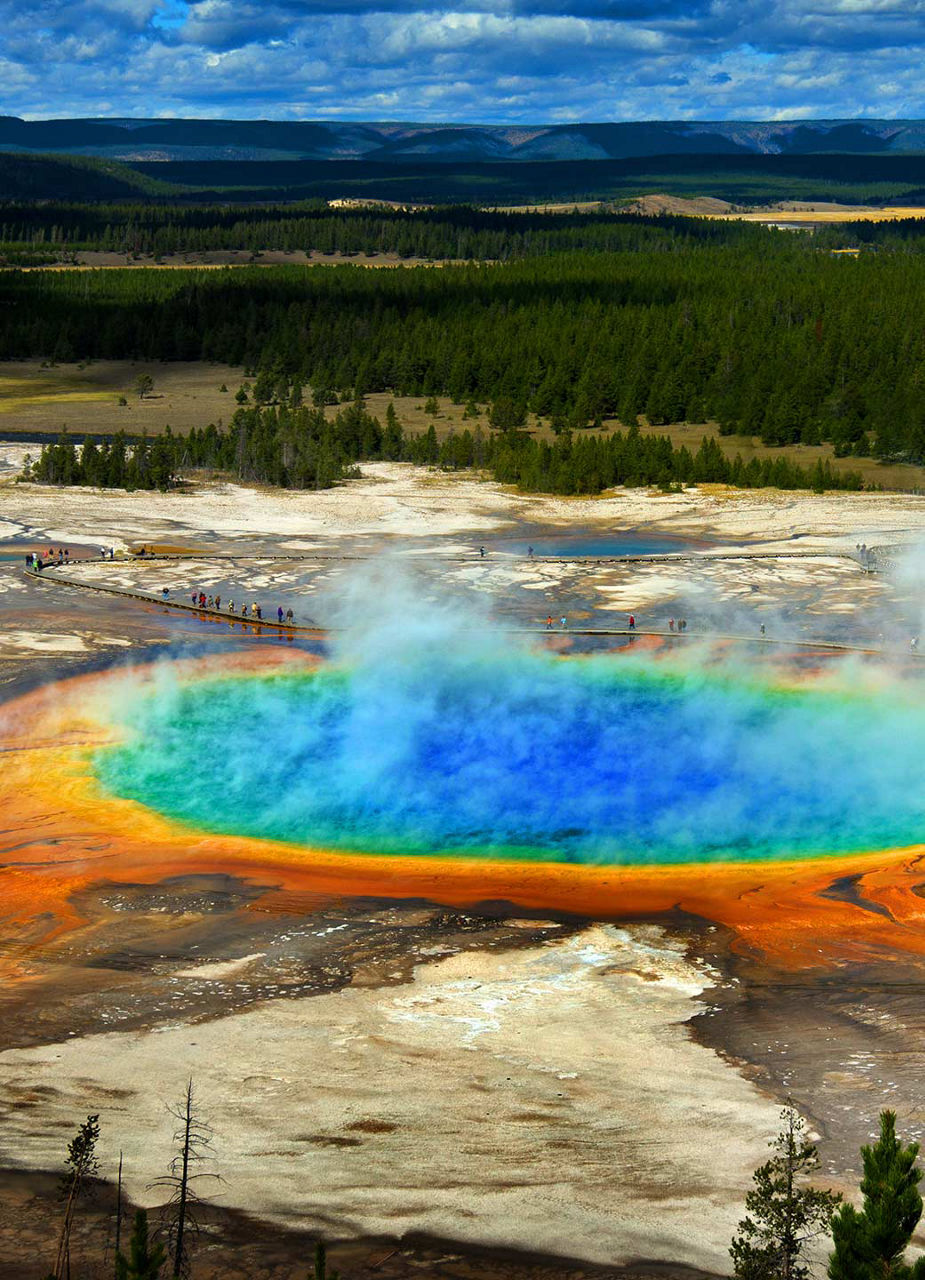 Grand Prismatic Pool im Yellowstone-Nationalpark​