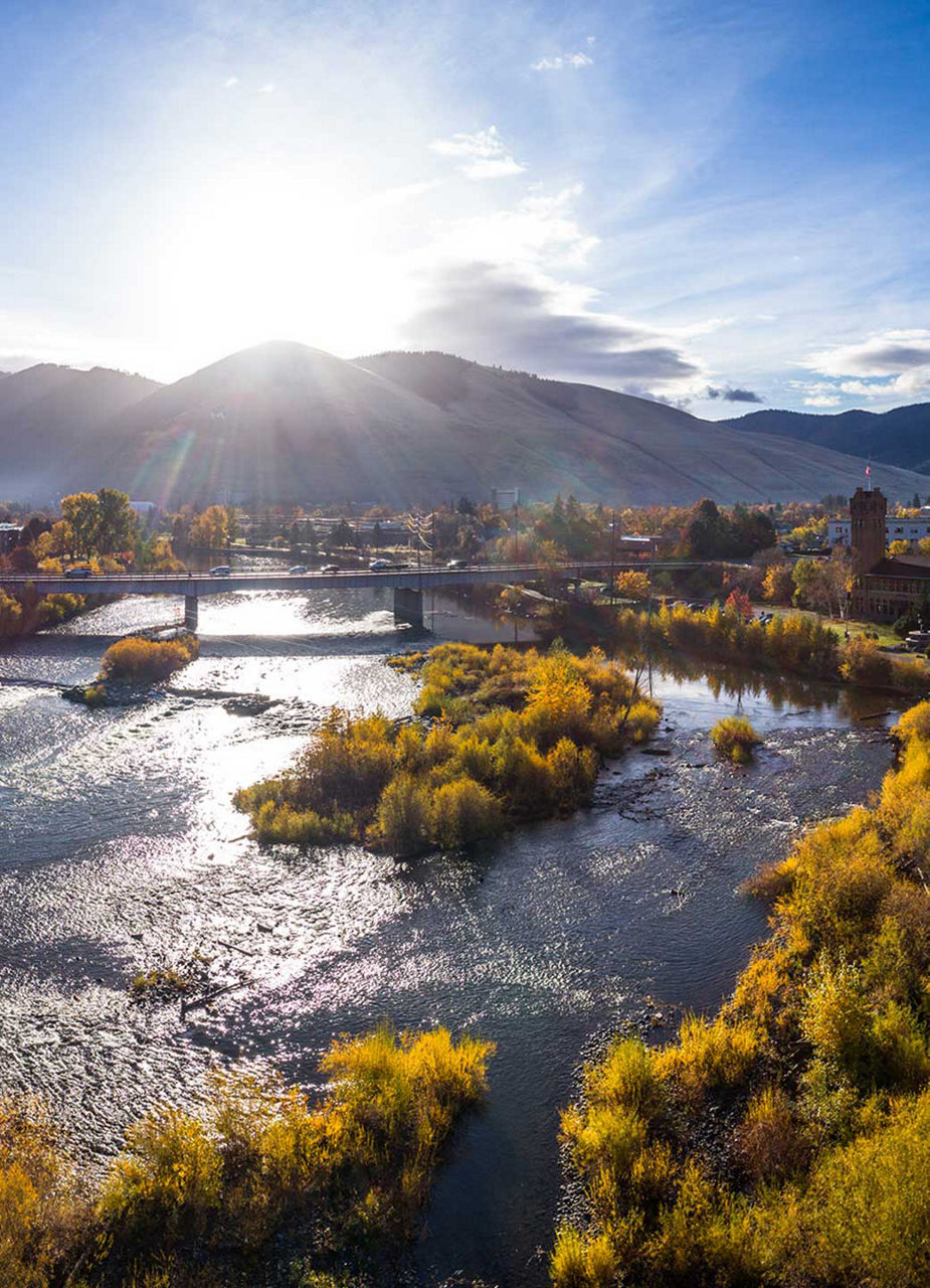 Higgins Street Bridge in Missoula, Montana​