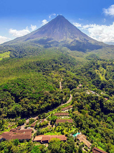 Bird’s-Eye view of Tabacón Thermal Resort and Spa