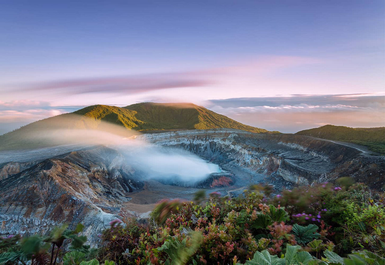 Poás Volcano in the national park