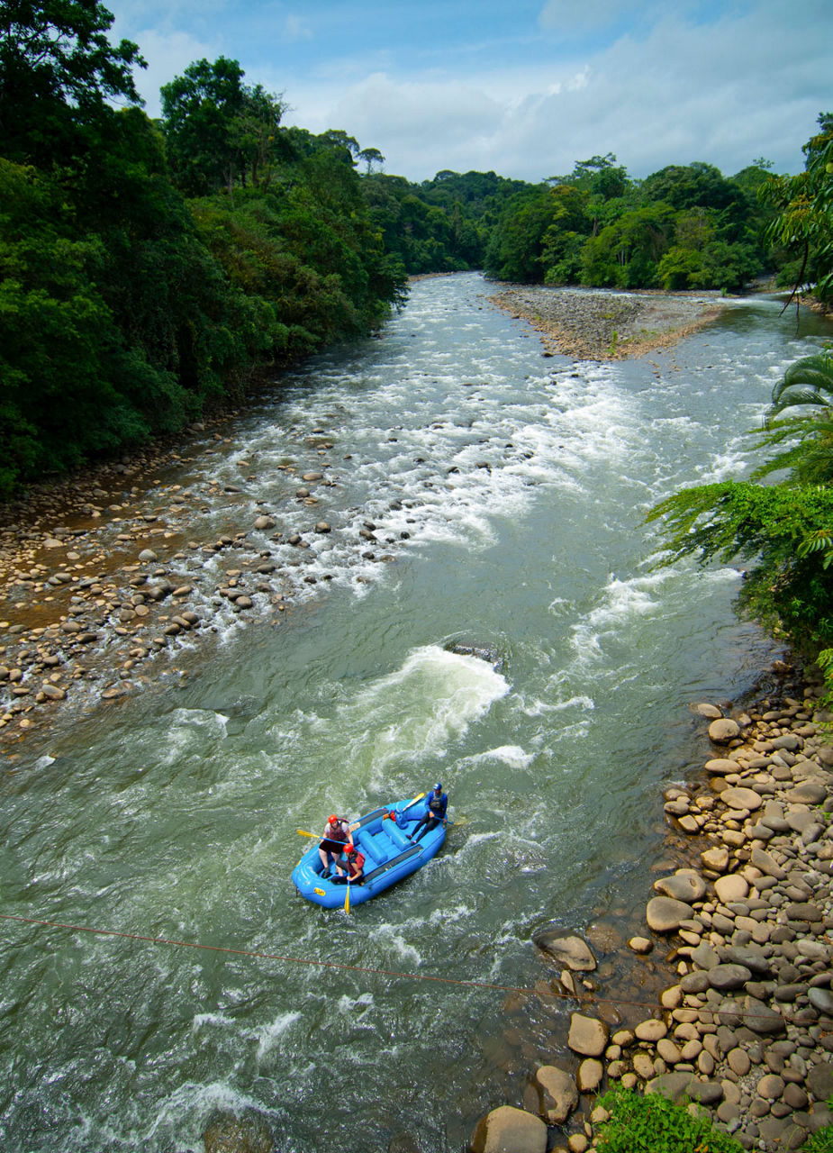 Aerial View of River