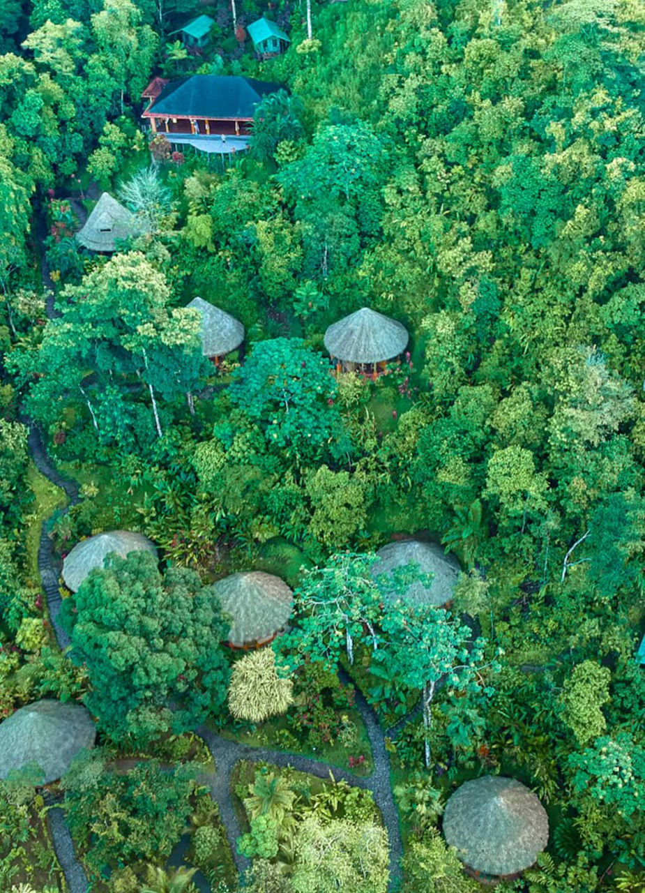 Bird view Luna Lodge