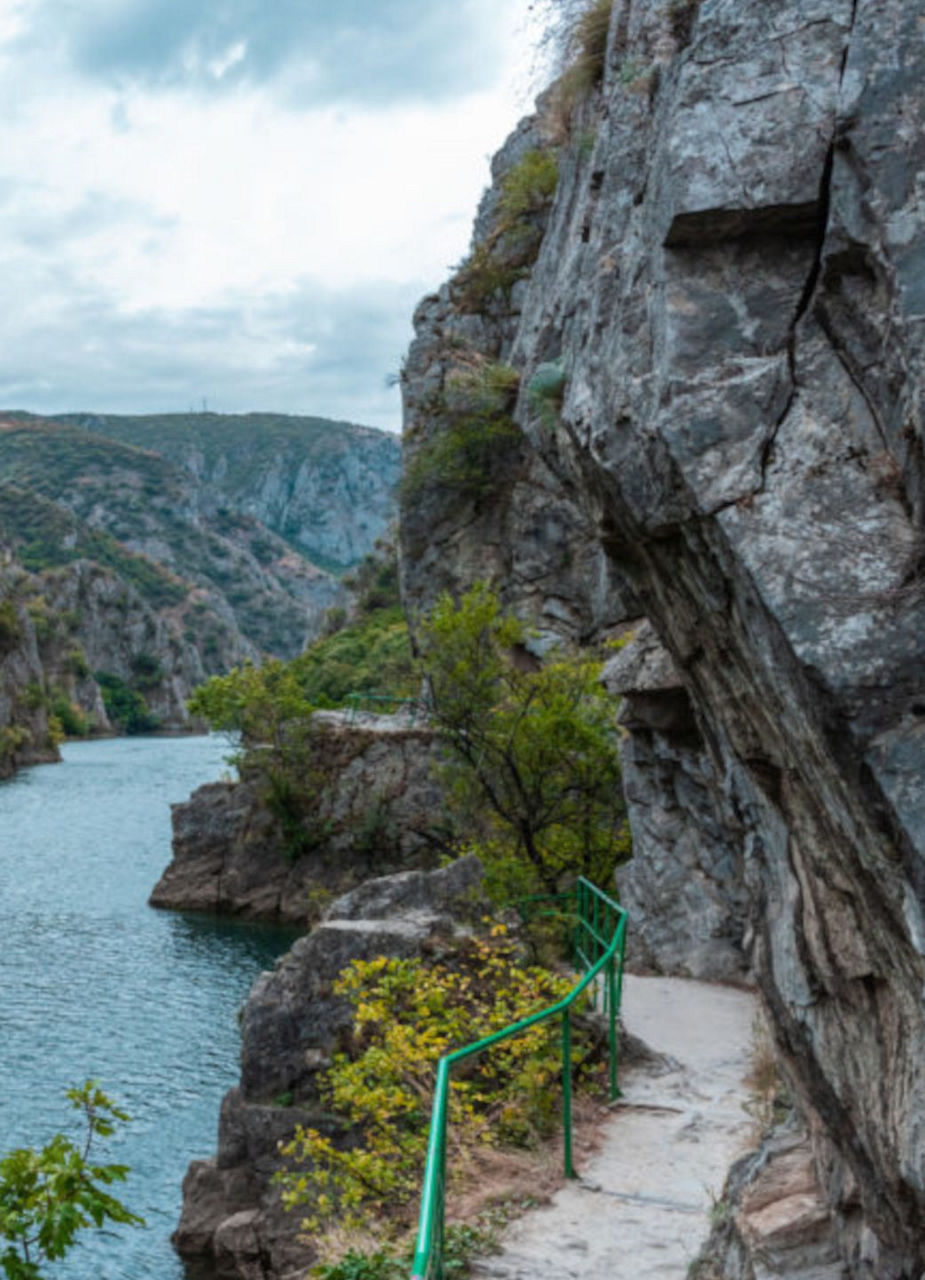 Hiking in Matka Canyon