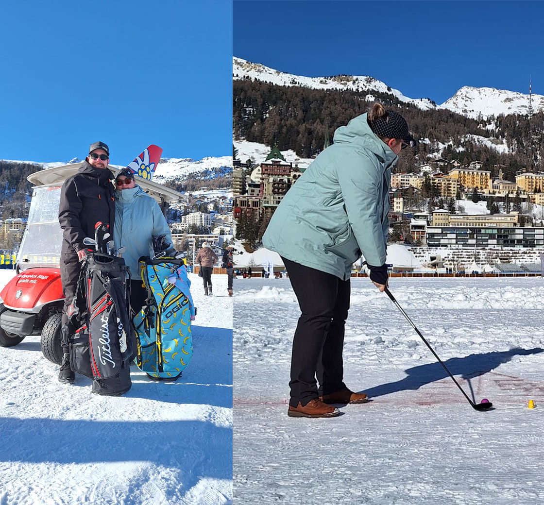 Snow Golf Days in St. Moritz