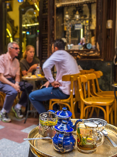 Café im Chan el-Chalili-Basar