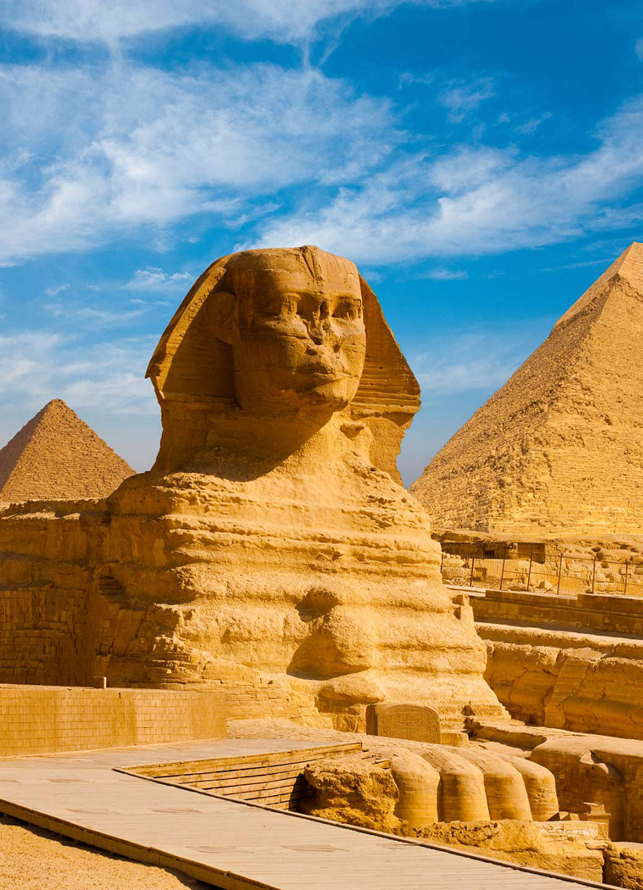 Great Sphinx at the Giza Pyramid