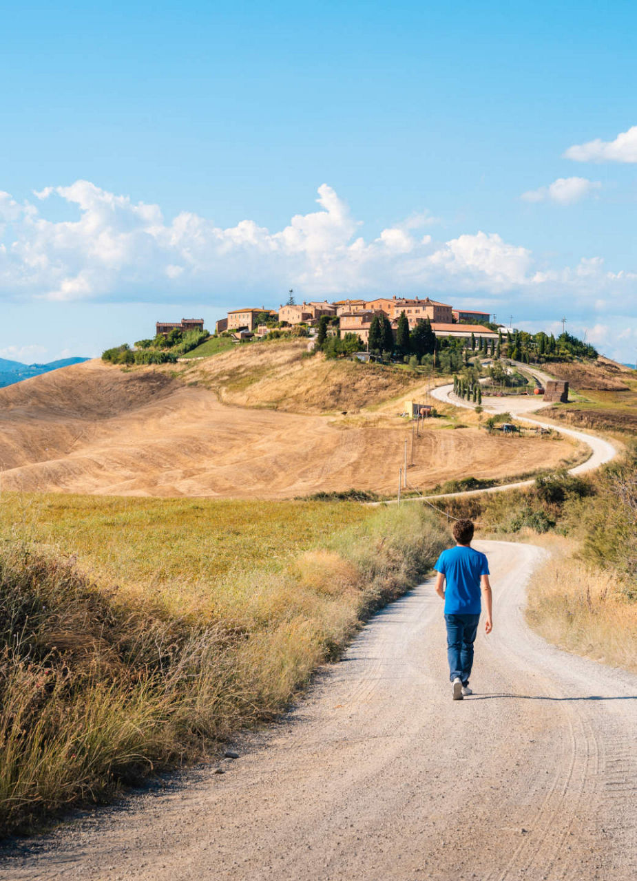 Rural village in Tuscany