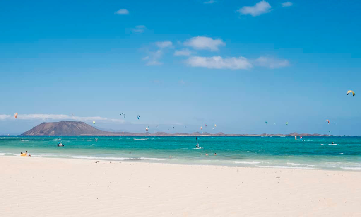 Surfing in Fuerteventura