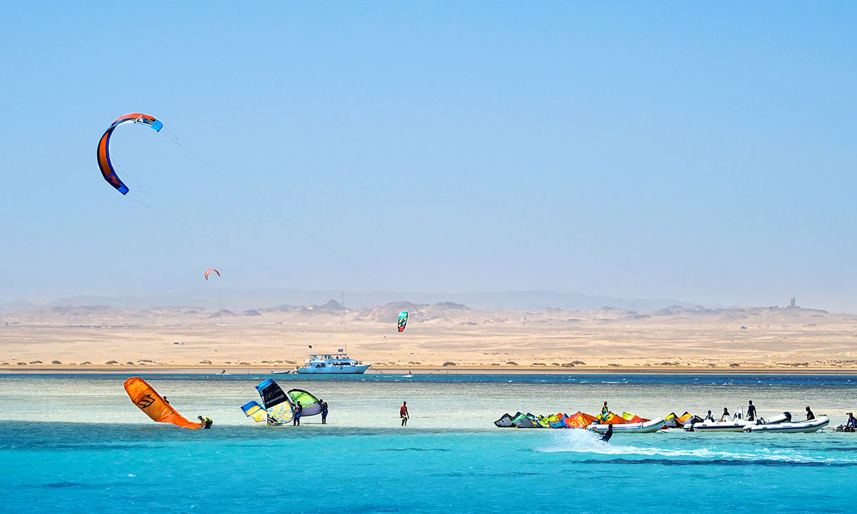 Surfing in Hurghada