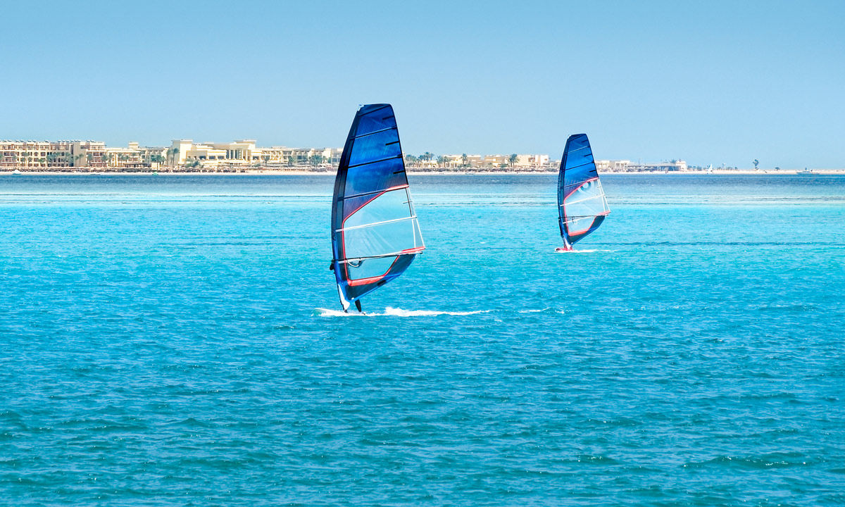 Surfing in Hurghada