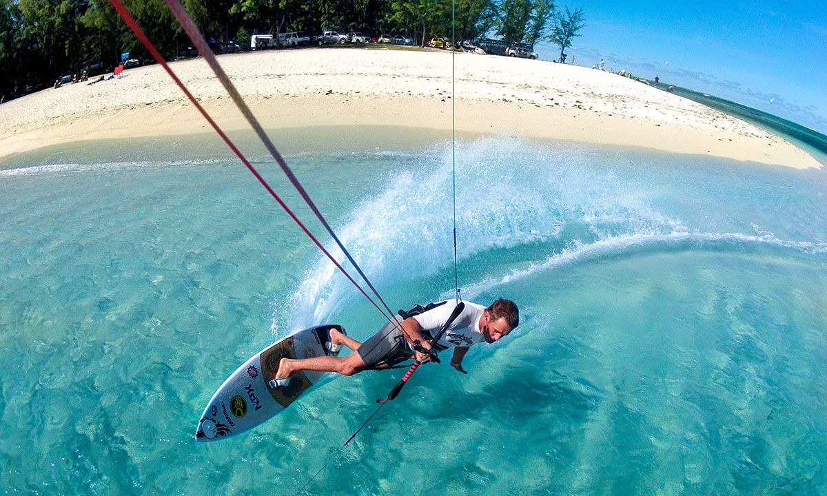 Surfing in Mauritius