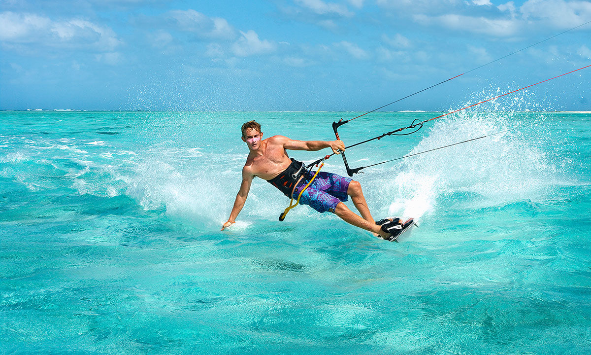 Surfing in Mauritius