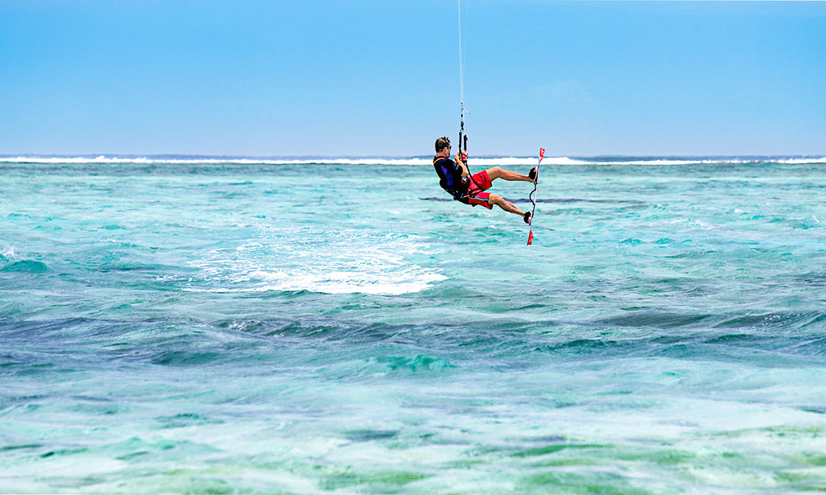 Surfing in Mauritius