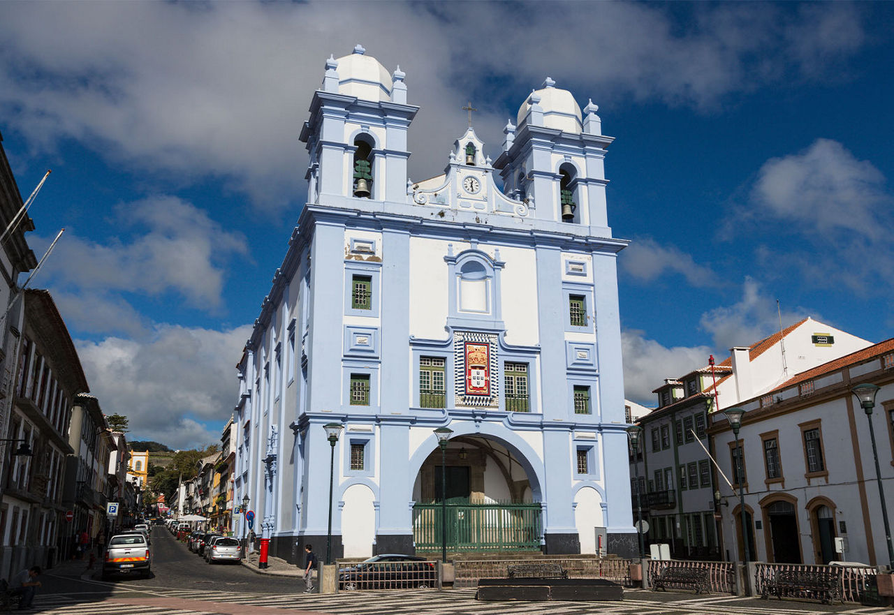 Blaue Kirche auf Terceira