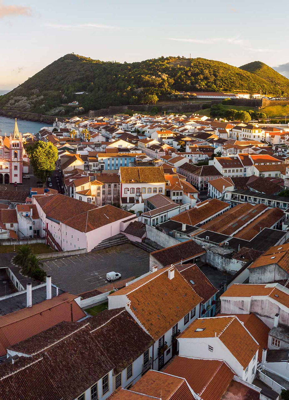 Angra do Heroísmo view of Monte Brasil 