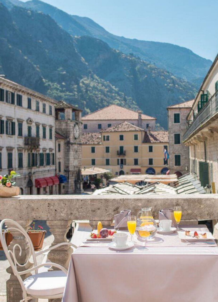 Breakfast View from Hotel Balcony