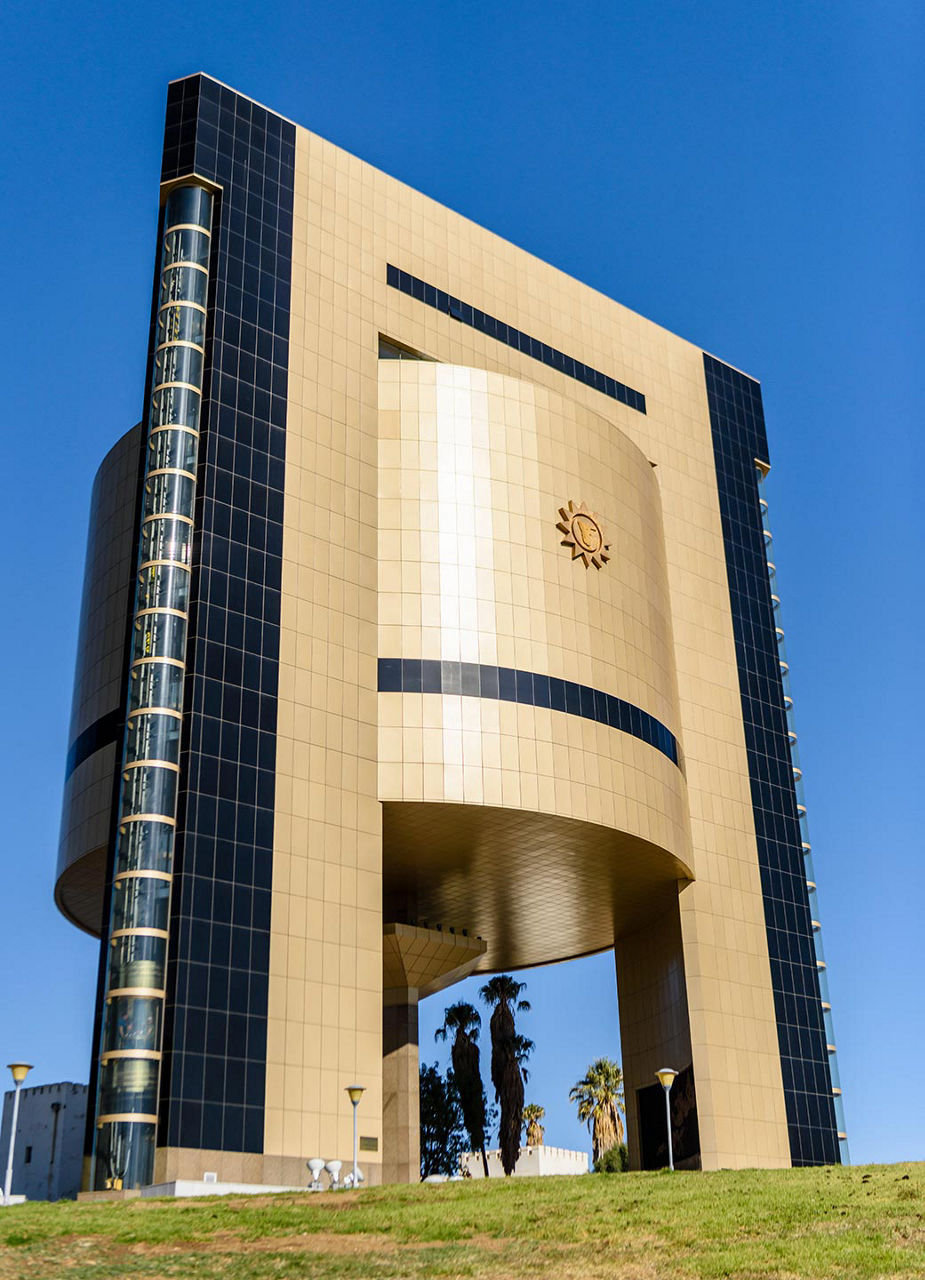Vue extérieure de l’Independence Memorial Museum