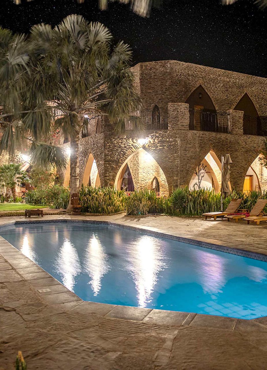 Aussenansicht des Le Mirage Resort & Spas
