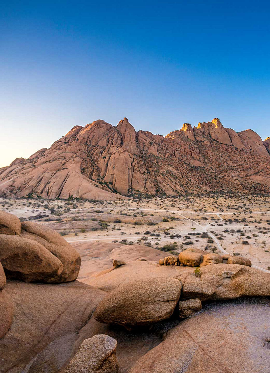 Sonnenuntergang an der Spitzkoppe