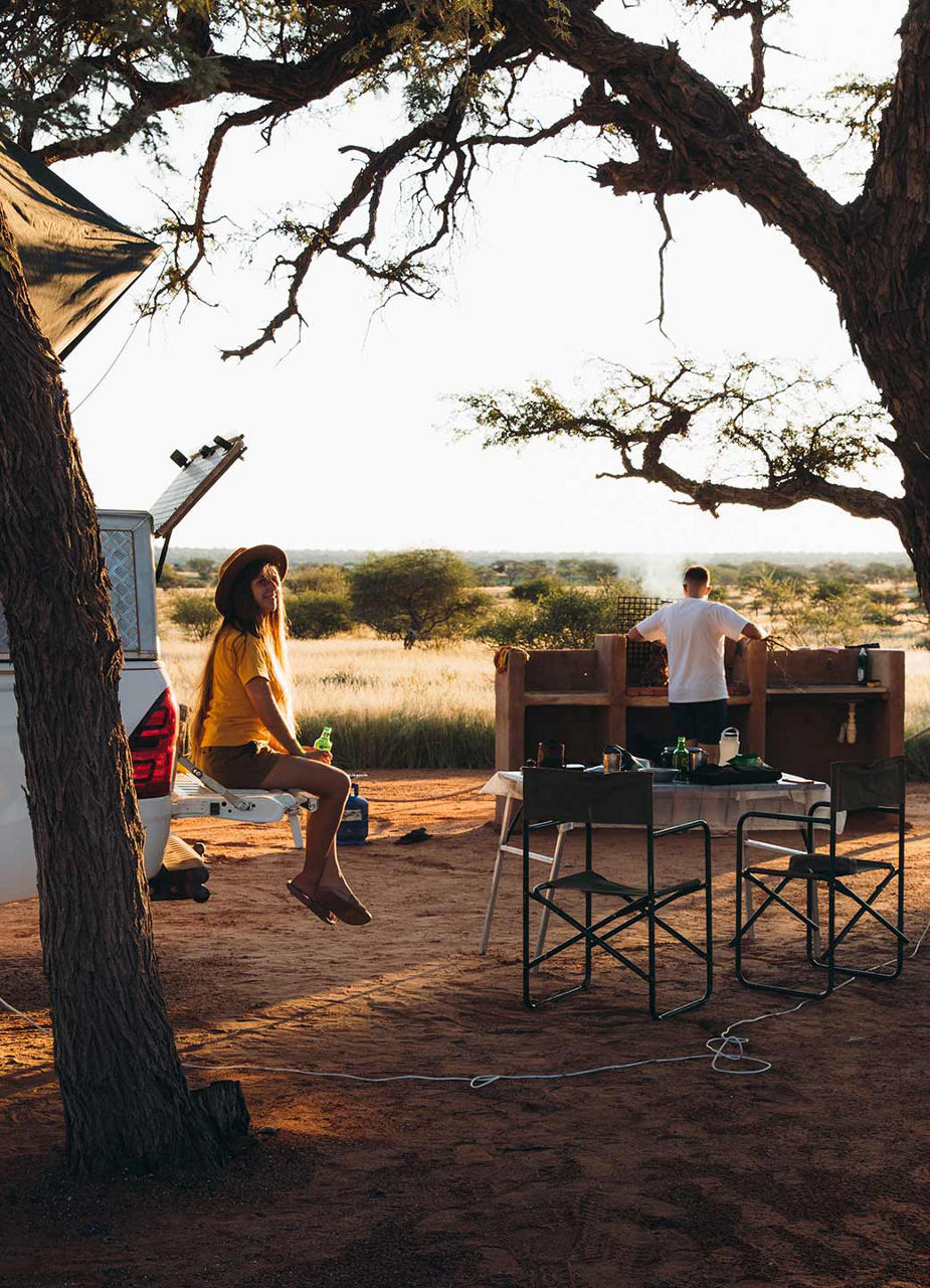 Pause ausserhalb von Windhoek