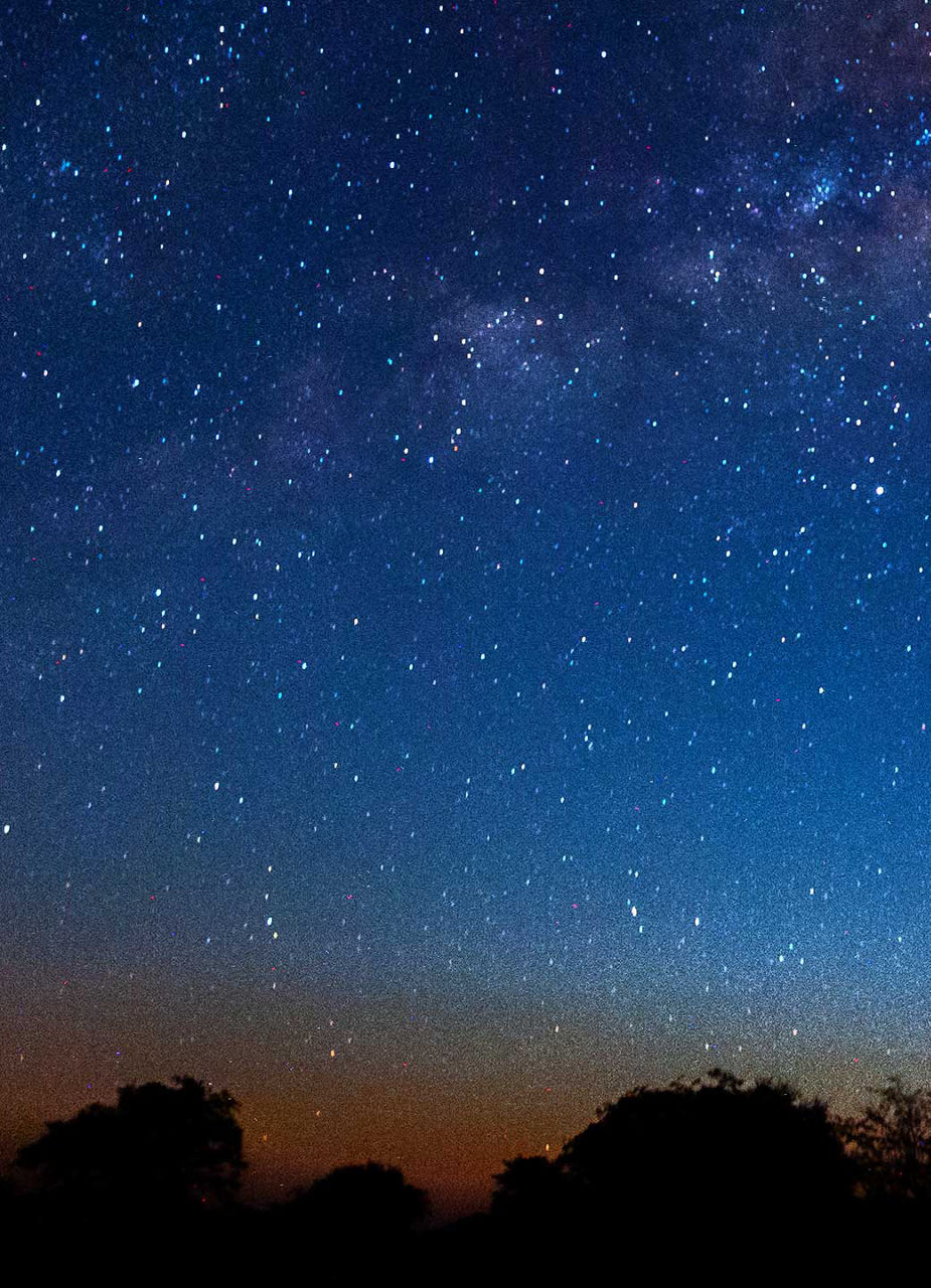 Ciel nocturne peu après le coucher du soleil