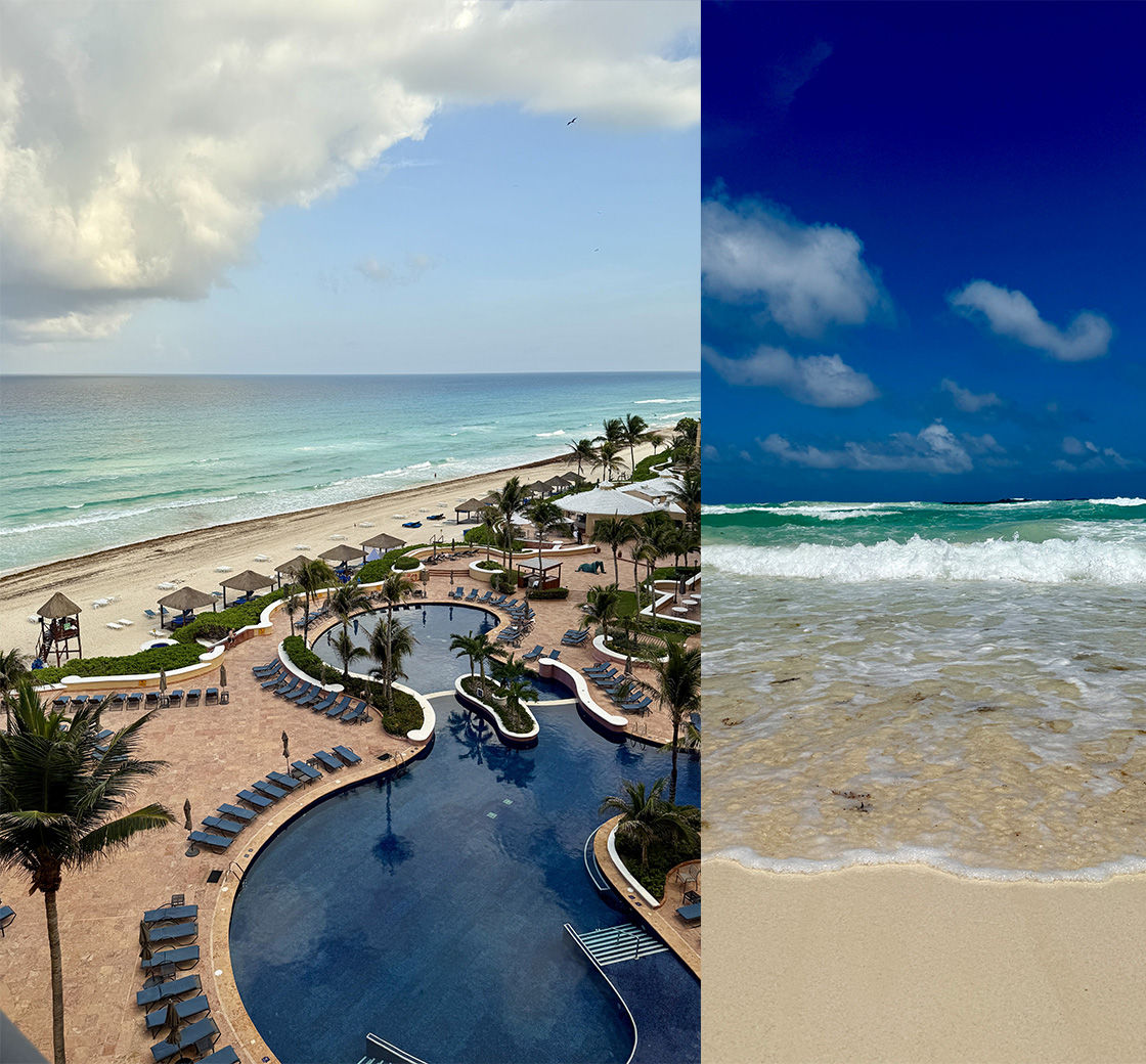 Kempinski Hotel in Cancun und ein Strand