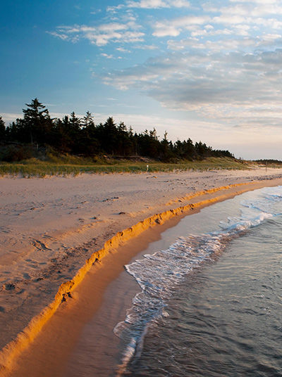 Beach at Basin Head Provincial Park 