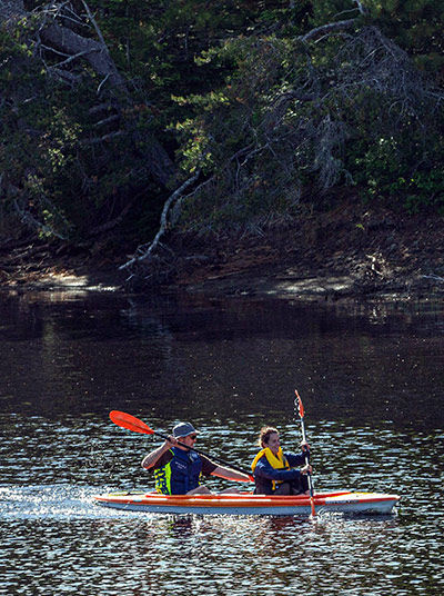 Kayaking on the Kouchibouguac River